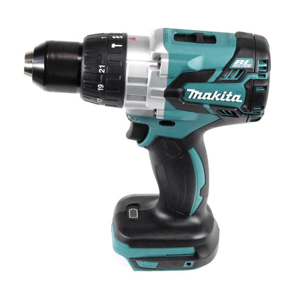 Makita DHP 481 STX4 Akku Schlagbohrschrauber 18V 115Nm + 1x Akku 5,0Ah + Ladegerät + 70tlg. Bit Bohrer Set + Koffer