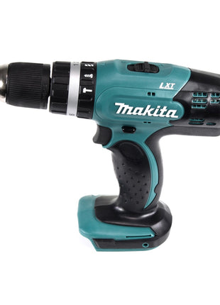 Taladro percutor inalámbrico Makita DHP 453 SGX4 18 V 42Nm + 1x batería 6,0Ah + cargador + 70 piezas. Juego de brocas + estuche