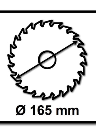 Makita CCXF16556EL Lama per sega SPECIALIZED EFFICUT / 165 x 20 x 1,45 mm / 56 Denti / per legno, laminato, plastica ( B-57320 )