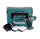 Makita HP 457 DWEJ Akku Schlagbohrschrauber 18V 42Nm G-Serie + 2x Akku 1,5Ah + Ladegerät + Einlage + Makpac