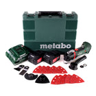 Metabo MT 18 LTX Akku Multitool 18V + 2x Akku 5,2Ah + Ladegerät + Koffer