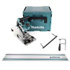 Makita DSP 600 ZJ Akku Tauchsäge 36V (2x 18V) Brushless + Führungsschiene + Schraubzwingen + Parallelanschlag ( 165447-6 ) + Makpac - ohne Akku, ohne Ladegerät