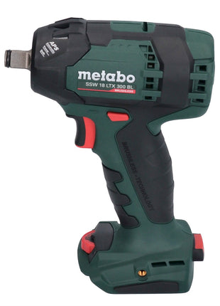 Metabo SSW 18 LTX 300 BL akumulatorowy klucz udarowy 18 V 300 Nm 1/2" bezszczotkowy + 2x akumulator 8,0 Ah + ładowarka + metaBOX