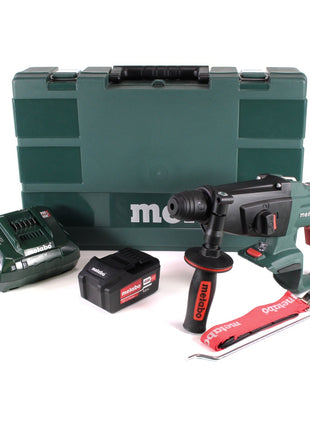 Martillo combinado a batería Metabo KHA 18 LTX 18V + 1x batería 5.2Ah + cargador + estuche