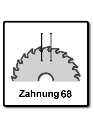 3x Festool Spezial Kreissägeblatt TF68 Alu Kunststoff 260 x 2,4 x 30 mm ( 494607 ) 260 mm 68 Zähne für KS 88 120 - Toolbrothers