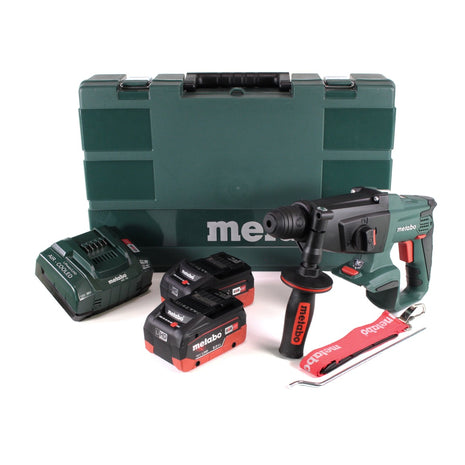 Metabo KHA 18 LTX Akku Kombihammer 18V + 2x Akku 8,0Ah + Ladegerät + Koffer