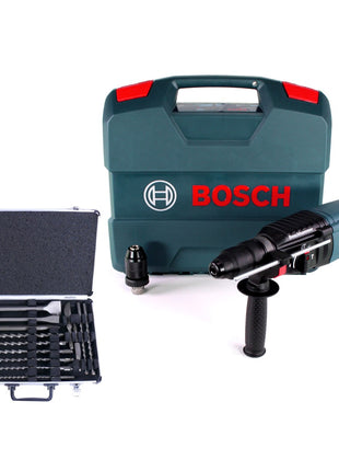 Bosch GBH 2-26 F Bohrhammer 830W 2,7J SDS-plus + 17tlg. Bohrer Meißel Set + Koffer