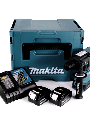 Makita DHR 242 RFJ Akku Bohrhammer 18V 2,0J SDS-plus Brushless + 2x Akku 3,0Ah + Ladegerät + Makpac