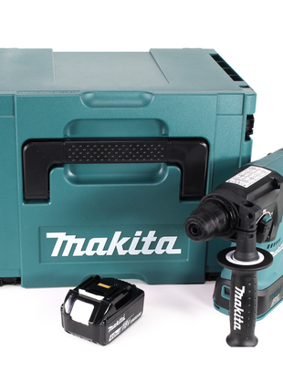 Taladro percutor inalámbrico Makita DHR 242 M1J 18V 2.0J SDS-plus sin escobillas + 1x batería 4.0Ah + Makpac - sin cargador