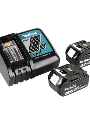 Taladro percutor a batería Makita DHR 242 RMJ 18V 2.0J SDS-plus sin escobillas + 2x batería 4.0Ah + cargador + Makpac