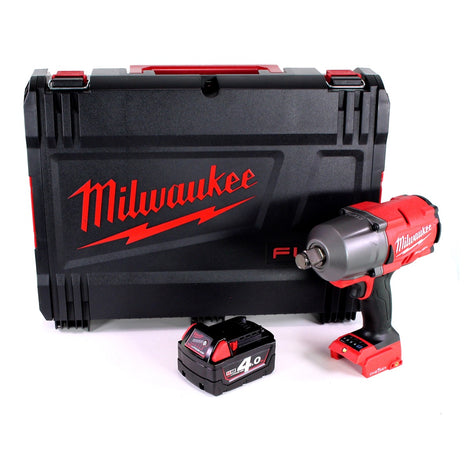 Milwaukee M18 ONEFHIWF34 401 llave de impacto inalámbrica 3/4" 18V 1627Nm + 1x batería 4.0Ah + caja HD - sin cargador