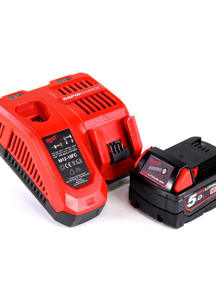 Clé à chocs sans fil Milwaukee M18 ONEFHIWF34 501X 3/4" 18V 1627Nm + 1x batterie 5.0Ah + boîtier HD + chargeur