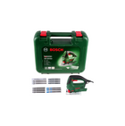 Bosch PST 670 (CT) Heimwerker Stichsäge 500W + Bosch Stichsägeblatt Set 15tlg. + Koffer