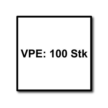 Fischer ULTRACUT FBS II Betonschraube 8x80mm 30/15 100 Stk. Sechskantkopf SW13 U-Scheibe TX40 galvanisch verzinkt ( 536853 ) + Stahl Beton Bohrer SDS-Plus 10x215 ( B-58213 )