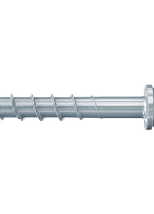 Fischer ULTRACUT FBS II Betonschraube 8x80mm 30/15 200 Stk. Sechskantkopf SW13 U-Scheibe TX40 galvanisch verzinkt ( 536853 ) + Stahl Beton Bohrer SDS-Plus 10x215 ( B-58213 )