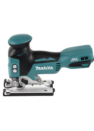 Makita DJV 181 ST1J scie sauteuse pendulaire à batterie 18V brushless + 1x batterie 5,0Ah + Bosch 15 pièces. Jeu de lames de scie sauteuse + Makpac + chargeur