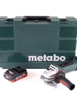 Metabo W 18 LTX 125 Amoladora angular rápida 18V 125mm + 1x batería 4.0Ah + maletín - sin cargador