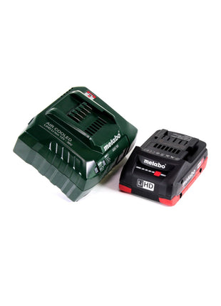 Metabo W 18 LTX 125 Meuleuse d'angle rapide 18V 125mm + 1x batterie 4,0Ah + chargeur + mallette