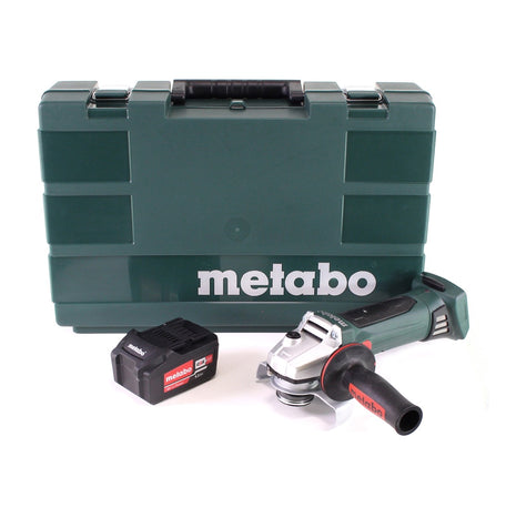 Metabo W 18 LTX 125 Amoladora angular rápida 18V 125mm + 1x batería 5,2Ah + maletín - sin cargador