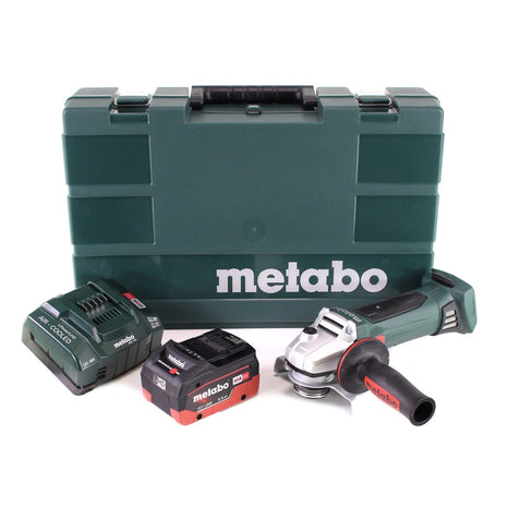 Metabo W 18 LTX 125 Quick Winkelschleifer 18V 125mm + 1x Akku 5,5Ah + Ladegerät + Koffer