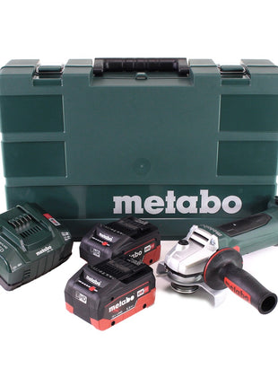 Metabo W 18 LTX 125 Quick Winkelschleifer 18V 125mm + 2x Akku 5,5Ah + Ladegerät + Koffer