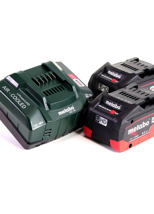 Metabo W 18 LTX 125 Quick Winkelschleifer 18V 125mm + 2x Akku 8,0Ah + Ladegerät + Koffer