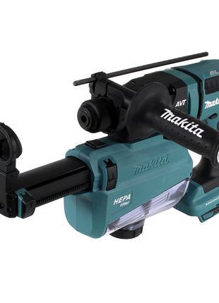 Makita DHR 182 ZW Akku Bohrhammer 18V 1,7J SDS-plus Brushless Solo + DX05 Staubabsaugung - ohne Akku, ohne Ladegerät