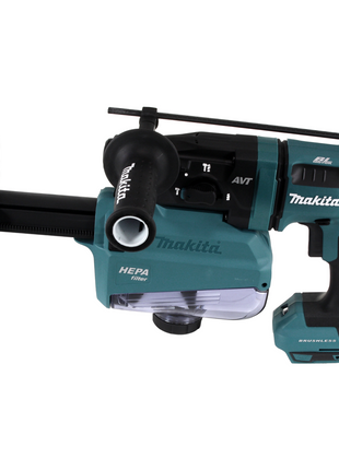 Makita DHR 182 ZW Akku Bohrhammer 18V 1,7J SDS-plus Brushless Solo + DX05 Staubabsaugung - ohne Akku, ohne Ladegerät