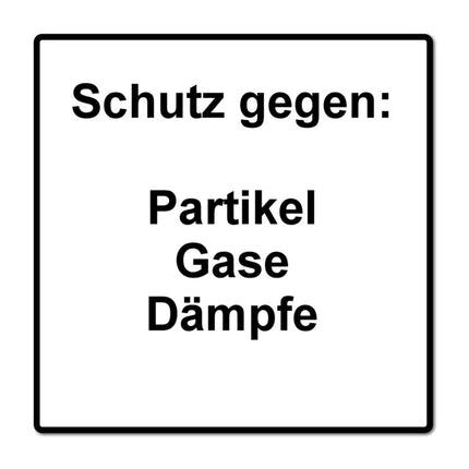 Dräger X-plore 3300 S Atemschutz Maske Halbmaske für Bajonettfilter Größe S + X-plore P3 R Partikelfilter 2 Stück Bajonettfilter