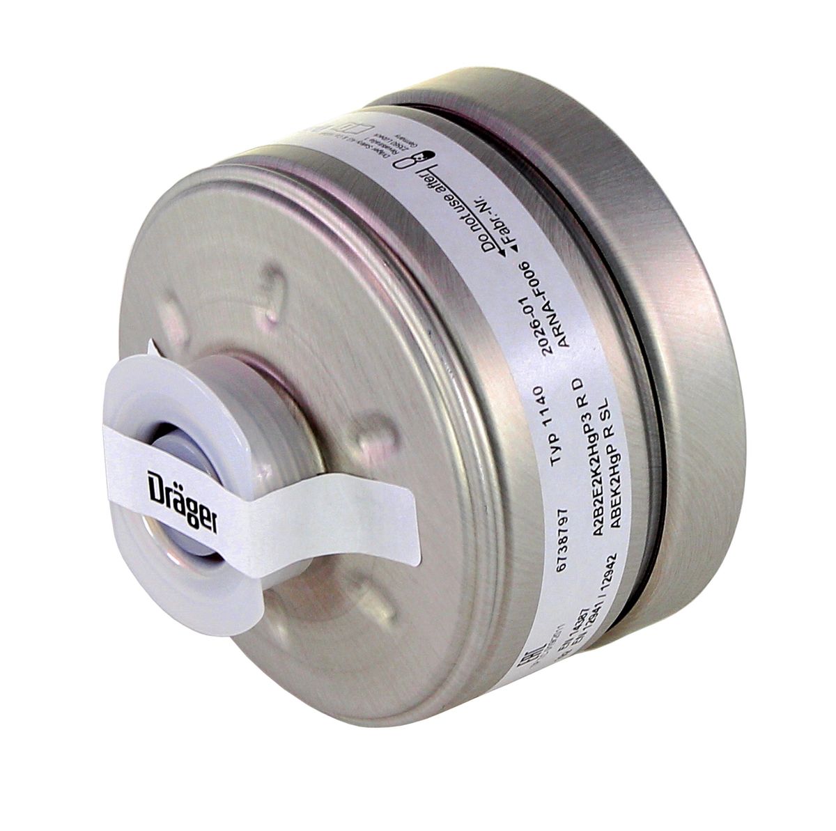 Dräger 2x X-plore Rd40 Atemschutzfilter A2B2E2K2 Hg P3 R D ( 2x 6738797 ) EN148-1 für X-plore 6000 Vollmaske