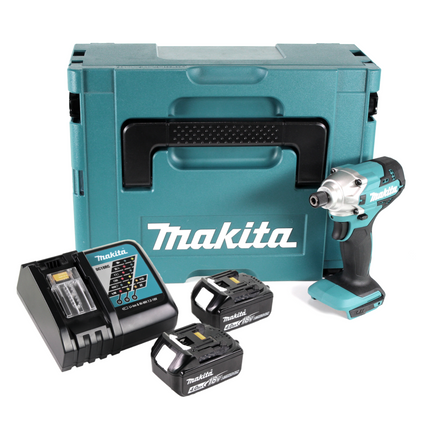 Makita DTD 156 RMJ Akku Schlagschrauber 18V 155Nm + 2x Akku 4,0Ah + Ladegerät + Makpac - Toolbrothers