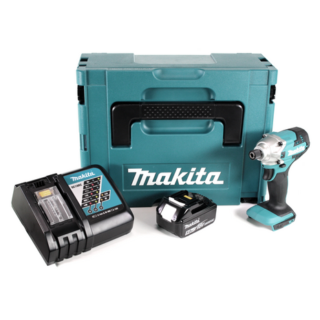 Makita DTD 156 RT1J Akku Schlagschrauber 18V 155Nm + 1x Akku 5,0Ah + Ladegerät + Makpac - Toolbrothers