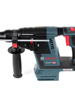 Bosch GBH 18V-26 Akku Bohrhammer 18V 2,6J SDS-plus Brushless + 1x Akku 5,0Ah + Zubehör Steckdosenkronen + L-Boxx - ohne Ladegerät