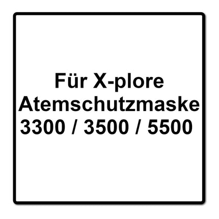 Dräger 22x Partikelfilter X-plore P3 R Bajonettfilter für X-plore 3300 / 3500 / 5500 ( 6738011 )