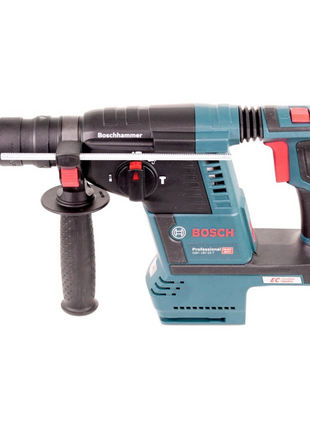 Bosch GBH 18V-26 F Akku Bohrhammer 18V 2,6J brushless SDS plus + 1x Akku 5,0Ah + Ladegerät + Bohrkronen Zubehör M16 + L-Boxx