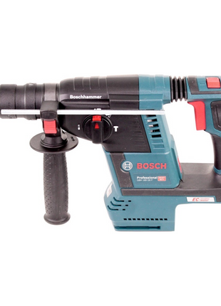 Bosch GBH 18V-26 F Akku Bohrhammer 18V 2,6J brushless SDS plus + 2x Akku 5,0Ah + Ladegerät + Bohrkronen Zubehör M16 + L-Boxx