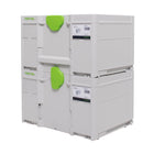 Festool Systainer Set 2x SYS3 M 237 ( 2x 204843 ) 21,4 Liter 396x296x237mm Werkzeugkoffer koppelbar - Toolbrothers