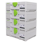 Festool Systainer Set 4x SYS3 M 137 ( 4x 204841 ) 10,4 Liter 396x296x137mm Werkzeugkoffer koppelbar - Toolbrothers