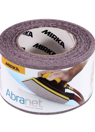 Mirka ABRANET Schleifpapier Rolle 75mm x 10m P120 Schleifrolle Klett ( 545BI001123R )