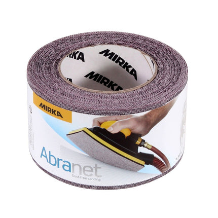 Mirka ABRANET Schleifpapier Rolle 75mm x 10m P120 Schleifrolle Klett ( 545BI001123R )