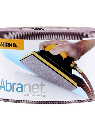 Mirka ABRANET Schleifpapier Rolle 75mm x 10m P320 Schleifrolle Klett ( 545BI001323R )