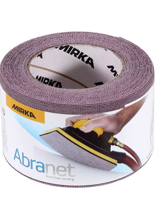 Mirka ABRANET Schleifpapier Rolle 75mm x 10m P320 Schleifrolle Klett ( 545BI001323R )