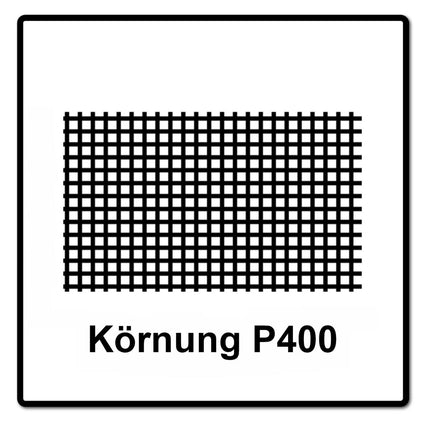 Mirka ABRANET Schleifpapier Rolle 75mm x 10m P400 Schleifrolle Klett ( 545BI001413R )