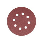 Makita 5x Schleifpapier Klett 125mm K80 250 Stk. ( 5x P-43642 ) für DBO BO DCW DWE GEX PEX SXE BOS