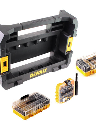 DeWalt DT 70716 TSTAK CADDY Box für 5x ToughCases und 4x Tac Tac Box + Bit und Steinbohrer FlexTorq Set 75-tlg.