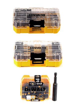 DeWalt DT 70716 TSTAK CADDY Box für 5x ToughCases und 4x Tac Tac Box + Bit und Steinbohrer FlexTorq Set 75-tlg.