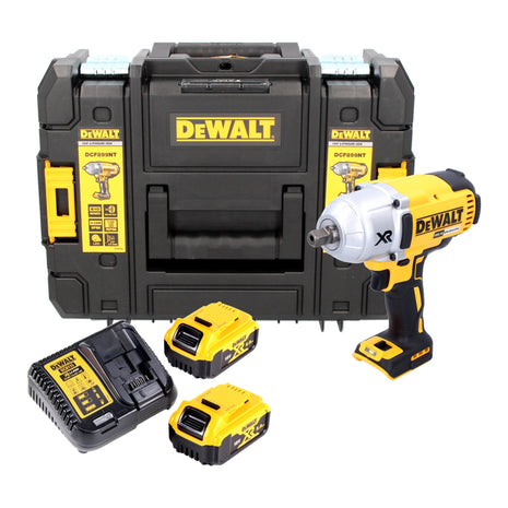 DeWalt DCF 899 P2 Visseuse à chocs sans fil 18V 950Nm Brushless + 2x Batteries 5,0Ah + Chargeur + Coffret de transport TSTAK