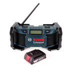 Bosch GML SoundBoxx Baustellenradio 14,4-18V + 1x Akku 2,0Ah - ohne Ladegerät