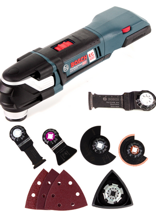 Bosch GOP 18V-28 Akku Multi-Cutter 18V StarlockPlus Brushless + Starlock Set Best of Renovation 5tlg. - ohne Akku, ohne Ladegerät