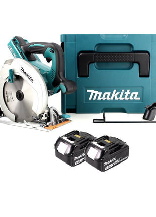 Makita DHS 710 FJ 36V Akku Li-Ion Handkreissäge 190 mm + 2x Akku 3,0Ah + Makpac - ohne Ladegerät